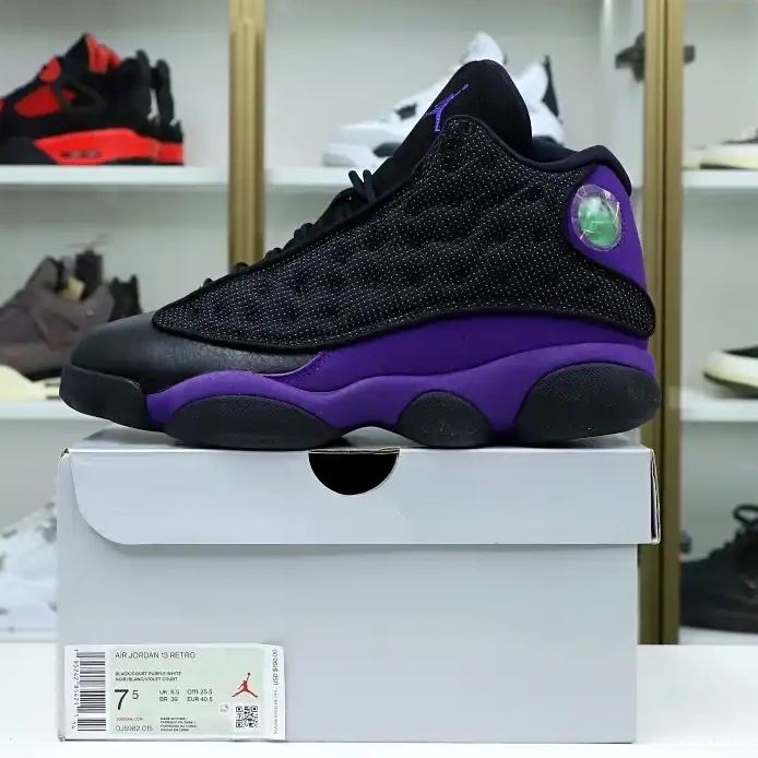 13 JORDAN JORDAN Kimikick AIR 'COURT RETRO AIR PURPLE' 0326